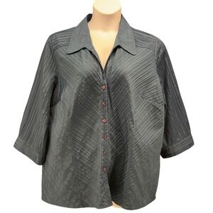 Studio 1940 Button Up Shirt Teal‎ 22